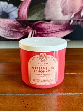 NEW WATERMELON LEMONADE  3-Wick Candle Bath & Body Works